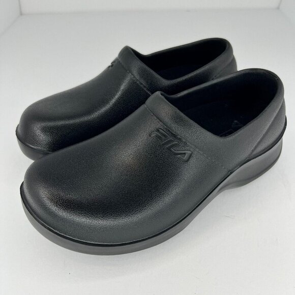 Fila Unisex 1SLW5004-001 Black Galvanize SR Slip Resistant Size 4M W5 Work Shoes - Picture 1 of 10